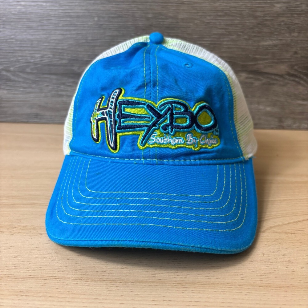 Heybo Hat Cap Snap Back‎ Blue Green Southern By Choice Adjustable